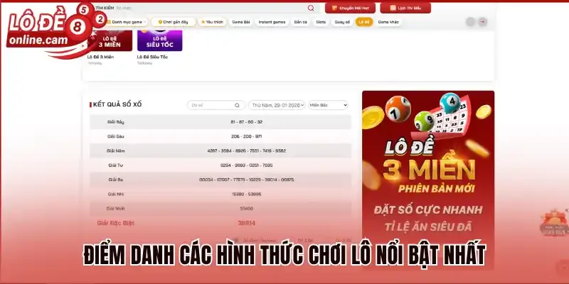 Điểm danh các hình thức chơi lô nổi bật nhất 