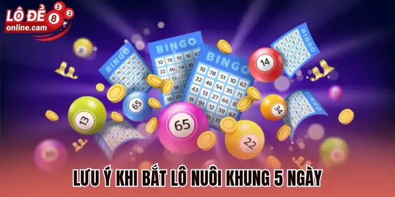 Lưu ý khi bắt lô nuôi khung 5 ngày