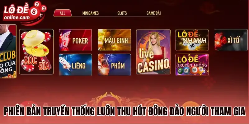 Phiên bản truyền thống luôn thu hút đông đảo người tham gia